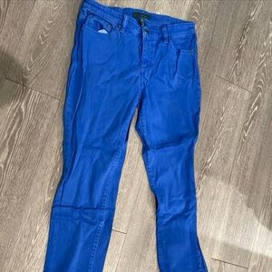 Lauren Ralph Lauren Blue Straight Leg Jeans